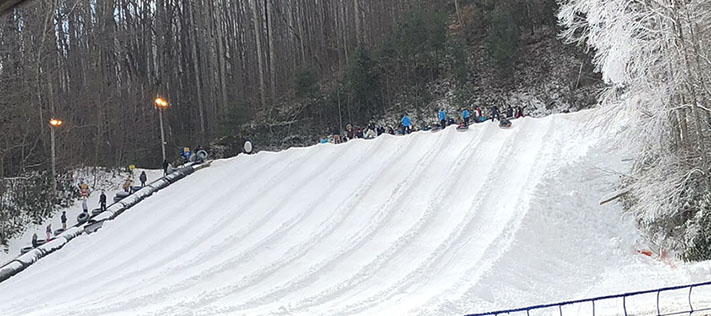 snow tubing maggie valley