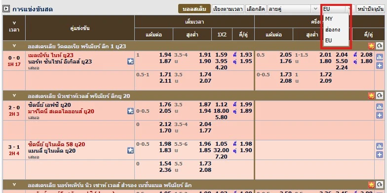 แทงบอลแฮนดิแคป